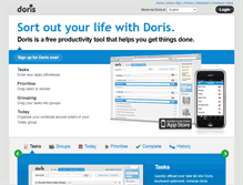 Tablet Screenshot of beta.dorisapp.com